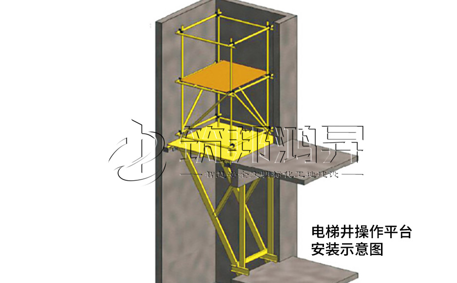 電梯井操作平臺設(shè)計(jì)圖